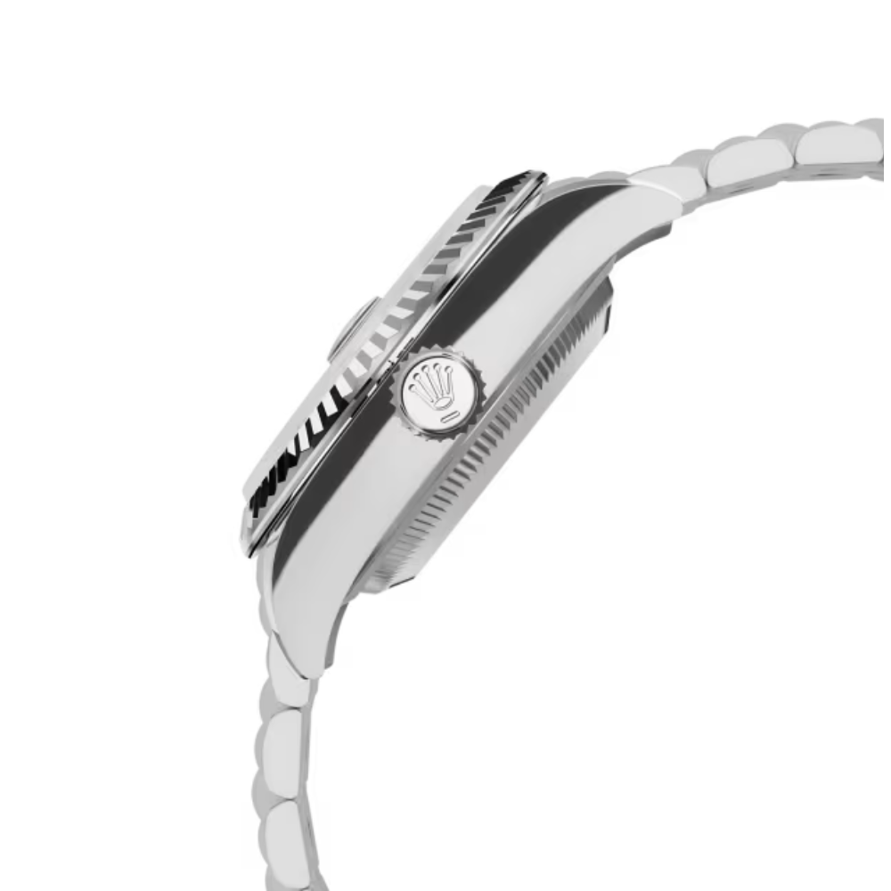 Rolex Lady-Datejust 28, Oystersteel and 18k White Gold, Ref#279174-0021 - Image 4