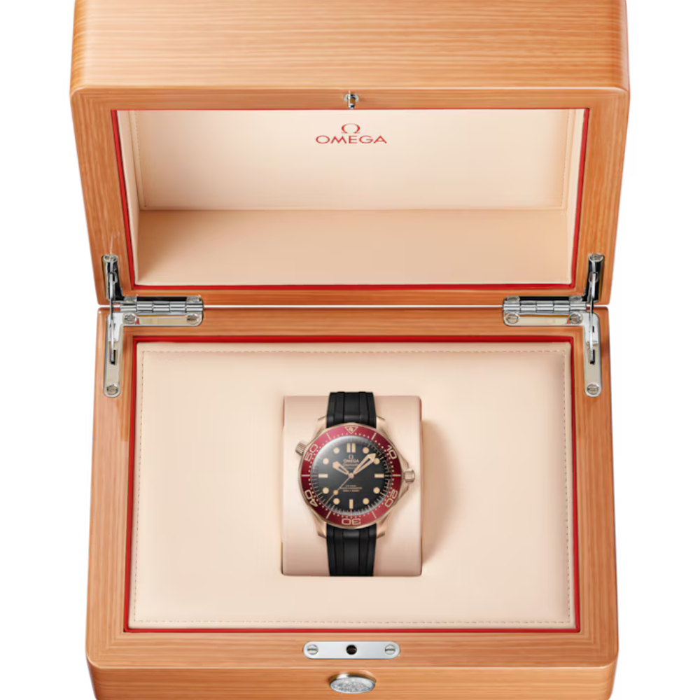 Seamaster Diver 300M 42 Bronze Gold On Rubber Strap Ref. 210.92.42.20.01.003 - Image 3