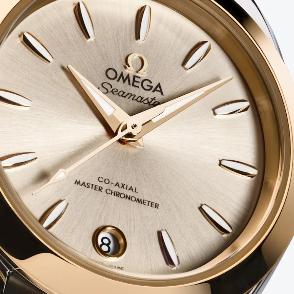 Seamaster Aqua Terra 150M 30 mm, steel ‑ Moonshine gold on steel ‑ Moonshine gold Ref. 220.20.30.20.02.001 - Image 6