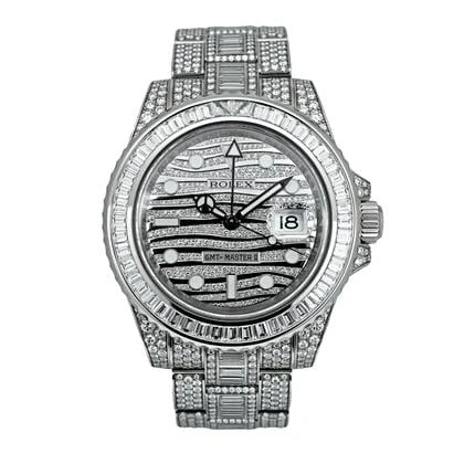 Rolex GMT-Master II 116769TBR-001 White Gold Diamond Set - Image 7