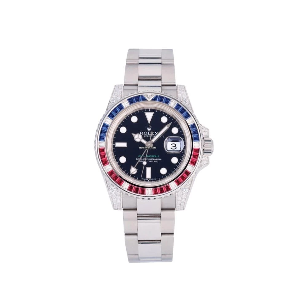 Rolex GMT-Master II 116759SARU White Gold Black Dial - Image 9